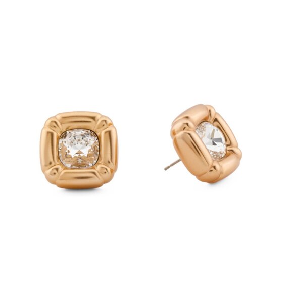 SWAROVSKI Rose Gold Dulcis Stud Earrings